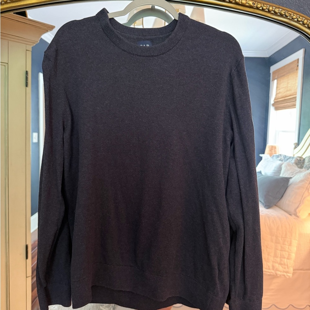 Gap navy Men's Crewneck Sweater size Large